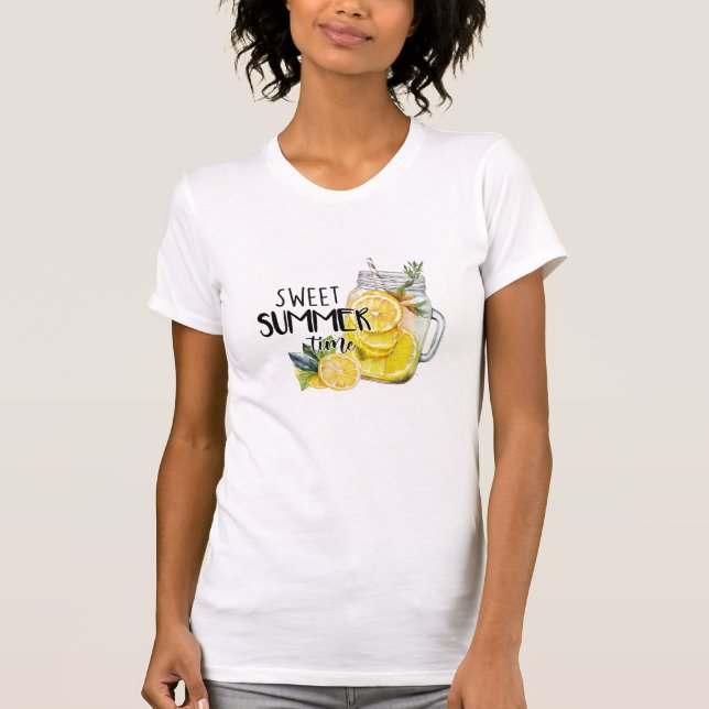 Söt sommartid Lemon Shirt T (Framsida)