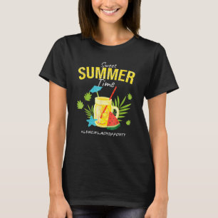 Söt sommartid: Lemonade Lunch Dam av Duty Sum T Shirt