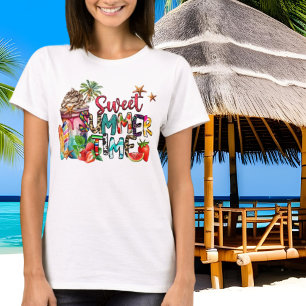 Söt sommartid, ord art t shirt