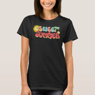 Söt sommartid, sommartid, Vibes Vacay Mode Tropica T Shirt