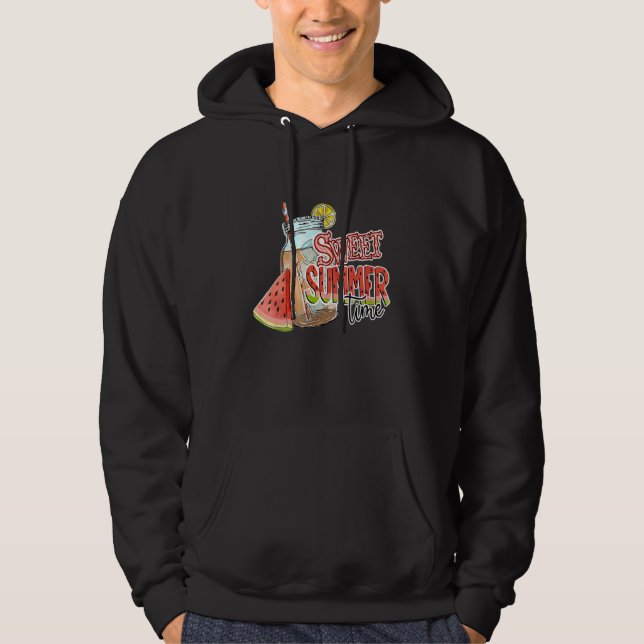 Söt sommartidslärare av tjänst hoodie (Framsida)