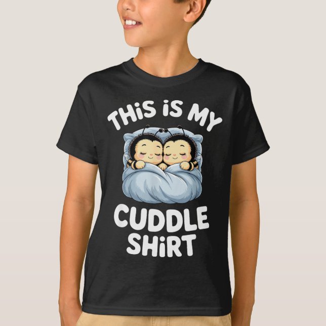 Söt Sömnig Bina Det Här Är Min Kram  T Shirt (Framsida)