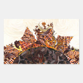 SÖT SÖNDAG! :) CBS SÖNDAG MORGON SÖNNE REKTANGULÄRT KLISTERMÄRKE