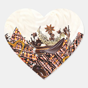 SÖT SÖNDAG! :) HJÄRTFORMAT KLISTERMÄRKE