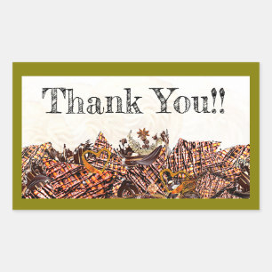 SÖT SÖNDAG! :) REKTANGULÄRT KLISTERMÄRKE