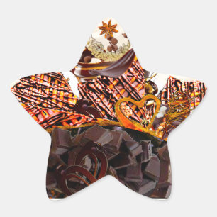 SÖT SÖNDAG! :) STJÄRNFORMAT KLISTERMÄRKE