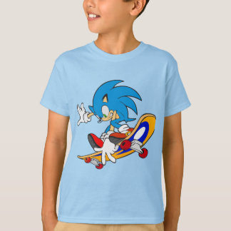 söt sonic-tecknad t shirt
