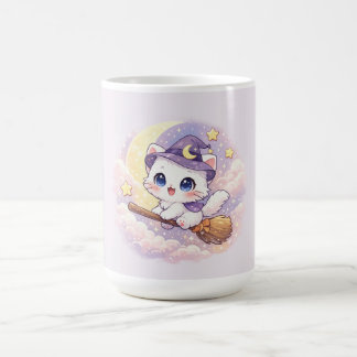 Söt sopkvasthäxa Kitty Kaffemugg