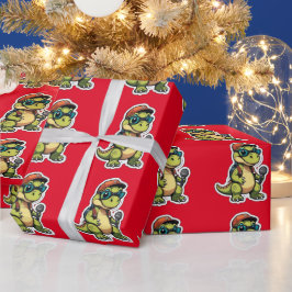 söt, söt dinasaur presentpapper