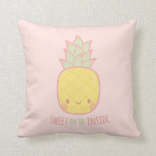 Söt Söt inuti Pineapple Rumsdekor Kudde
