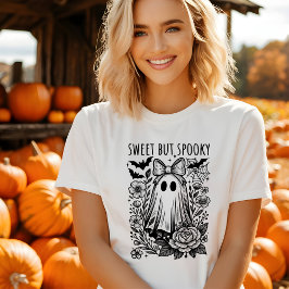 Söt Söt men läskig Halloween T-shirt