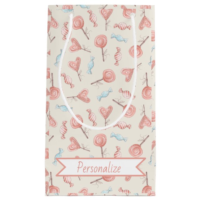 Söt Söt Rosa Candy Lollipops Cute (Framsidan)