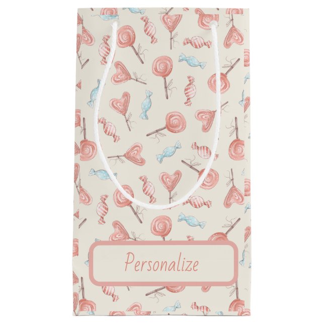 Söt Söt Rosa Candy Lollipops Cute (Framsidan)