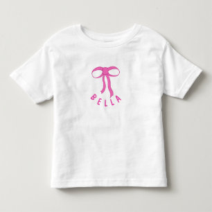 Söt Söt Rosa Girly Ribbon för henne T Shirt