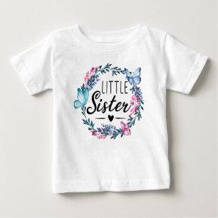 söt, söt, söt, söt, söt Blommigt från lillasyster T Shirt