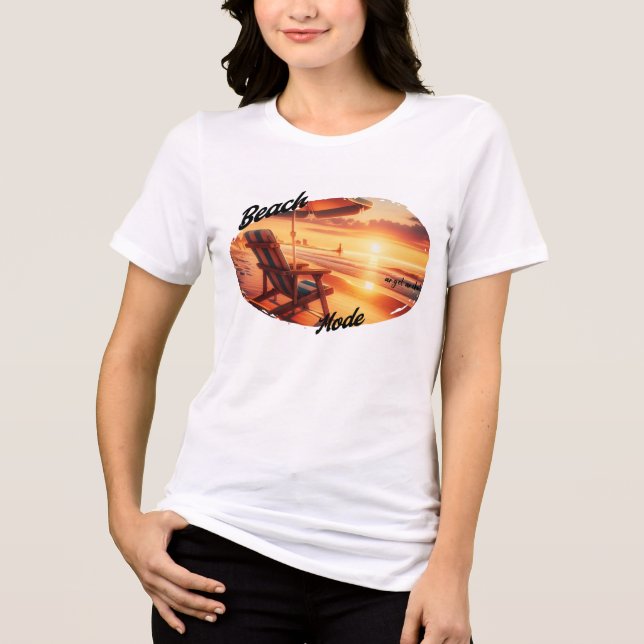 söt, söt, söt, till kvinnor ( strandläge ) t shirt (Framsida)
