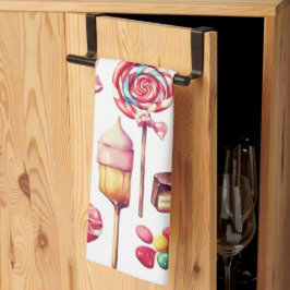 Söt sötsaker kökshanddukar