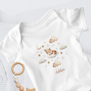 Söt sovande liten räv t shirt