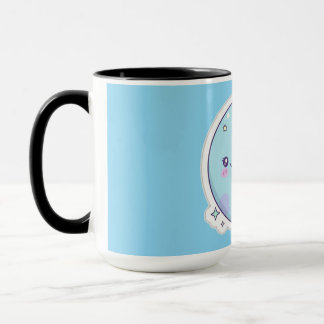 Söt sovande måne och stjärna Kawaii baby- rums mug Mugg