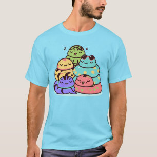söt sovande orm t shirt