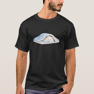 Söt sovande perserkatts långärmad t shirt