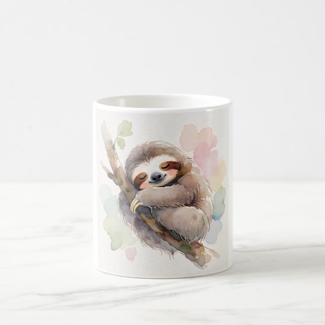 Söt sovande sengångare klassisk mugg (Center)