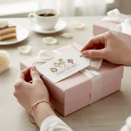 Söt Spa-dag Födelsedagspresent Tag Presentetikett