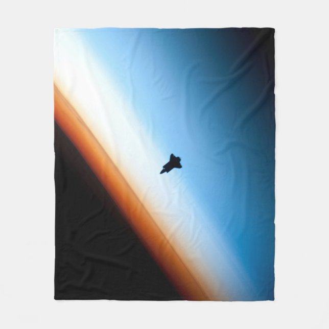 Söt Space Fleecefilt (Framsidan)