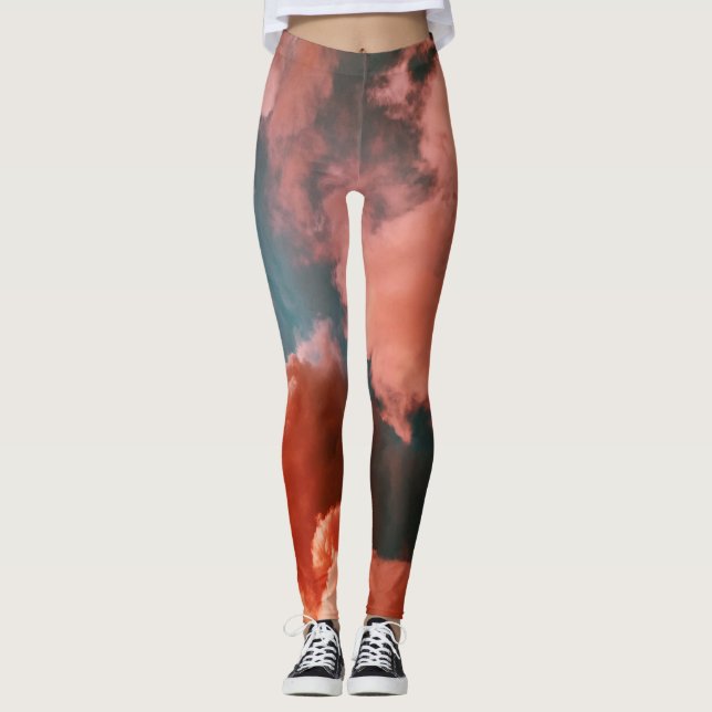 Söt Space Leggings (Framsida)
