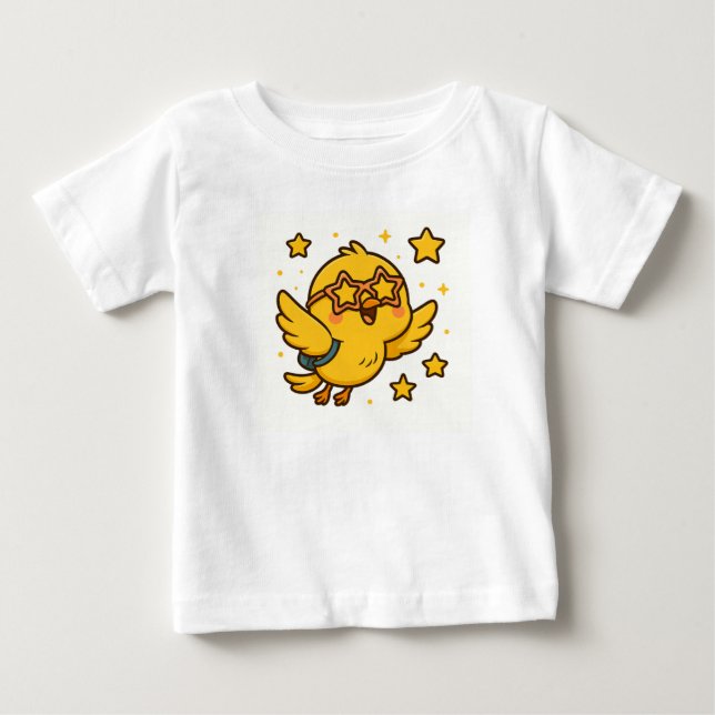 Söt Sparv T Shirt (Framsida)