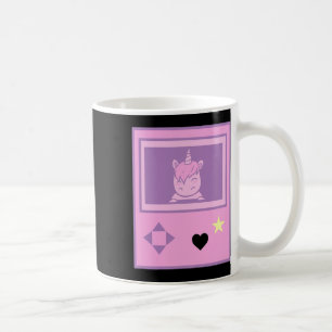 Söt Spelande Enhörning Pastell Anime Flicka Manga Kaffemugg