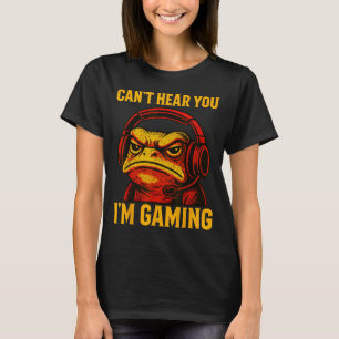 Söt spelande gamer Kan groda höra dig t Video Shirt