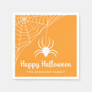Söt spindel Gott Halloween Pappersservett