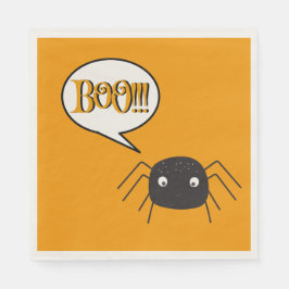Söt spindelpumpad orange! pappersservett