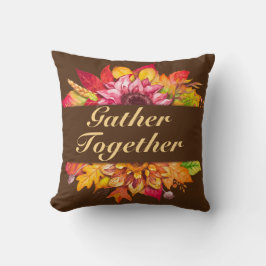 Söt Split Höst löv andedräkt Kudde