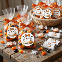 Söt spök Halloween 1-års födelsedagsdekal