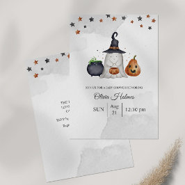 Söt spök Halloween baby shower Inbjudningar