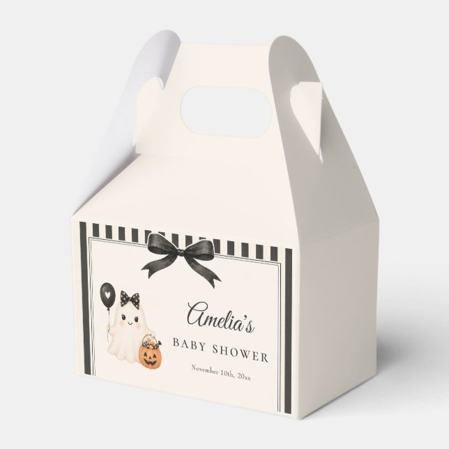 Söt spök Halloween baby shower Presentaskar (Framsidan Sidan)