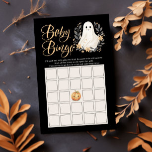 Söt spök Halloween-babybingo dusj spel