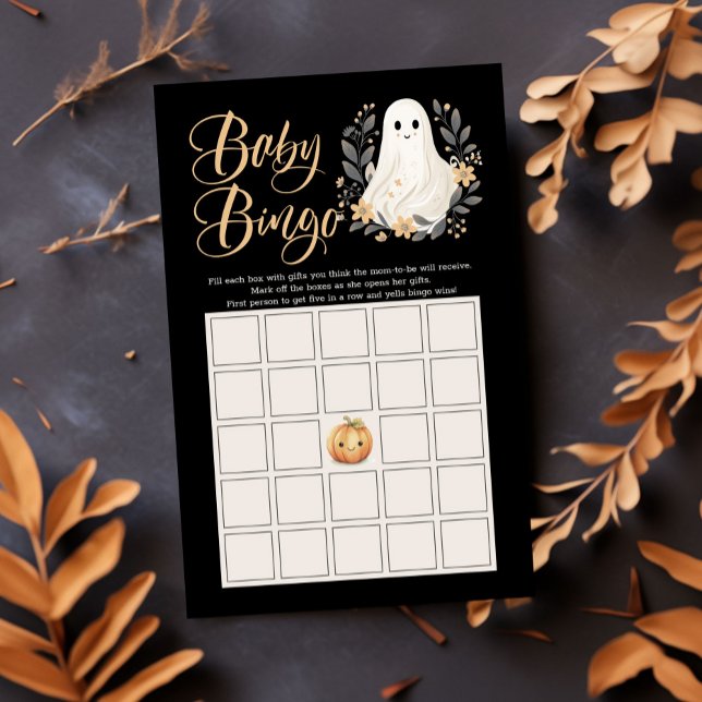 Söt spök Halloween-babybingo dusj spel (Skapare uppladdad)