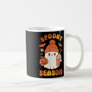 Söt Spök Halloween Kaffe Pumpa Spöke Kuslig S Kaffemugg