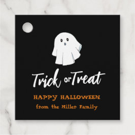 Söt spök Halloween-present Snygg svart fyrkantig F Gåvor Etiketter