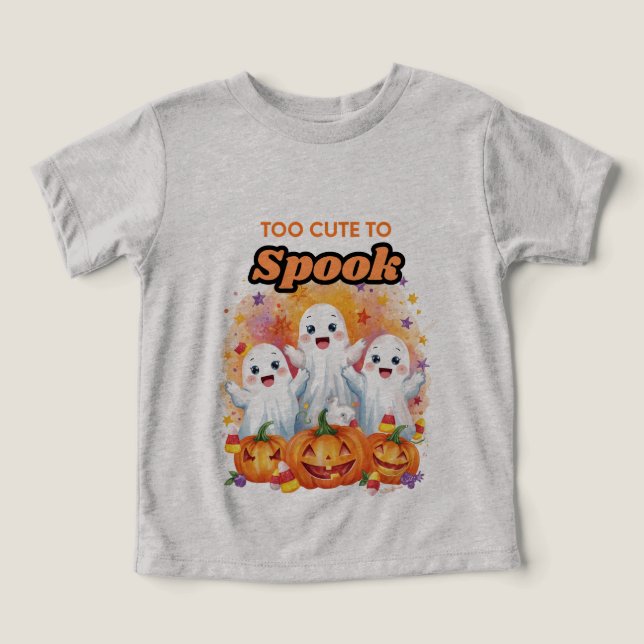 Söt spök Halloween T-shirt  (Design Framsida)