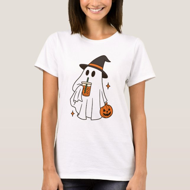 Söt spök Halloween T-shirt (Framsida)