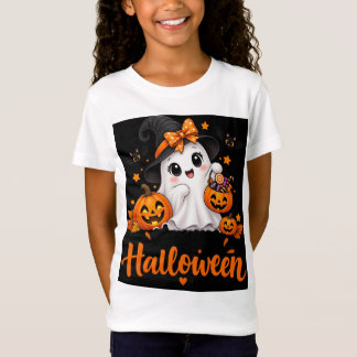 Söt spök Halloween-tröja – Glad Halloween Pumpa T Shirt