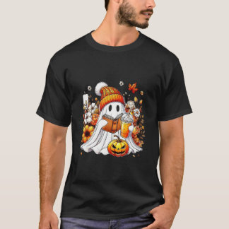 Söt Spök Läsbok Älskare Halloween Spöken Co T Shirt