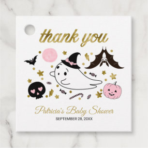 Söt spök liten Boo Halloween baby shower Gåvor Etiketter