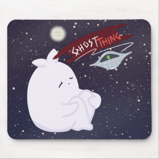 Söt spök- och UFO-musmatta Musmatta