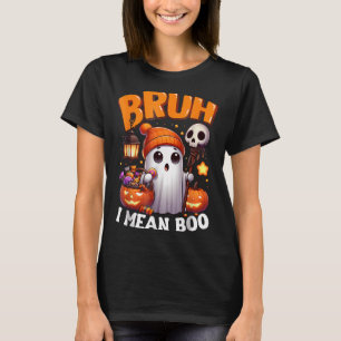Söt spök trick eller treat-godis bruh spök Hallowe T Shirt