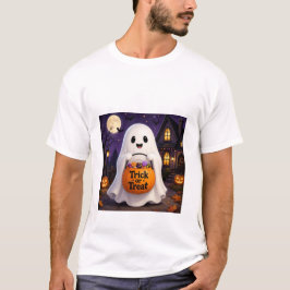 Söt spök-trick eller treat Halloween-fest t-shirt